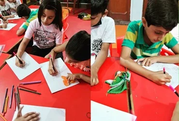 Nursery to KG classes at Brain Discovery Global School Mainpuri